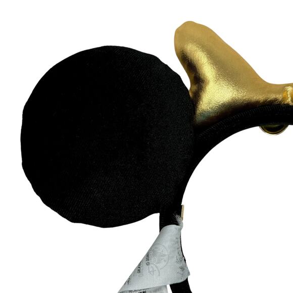 Disney Parks Sorcerer Moon & Stars Minnie Mouse Ears Headband Jewel Gold Bow - Picture 11 of 13